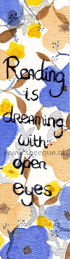 Aquarel Boekenlegger